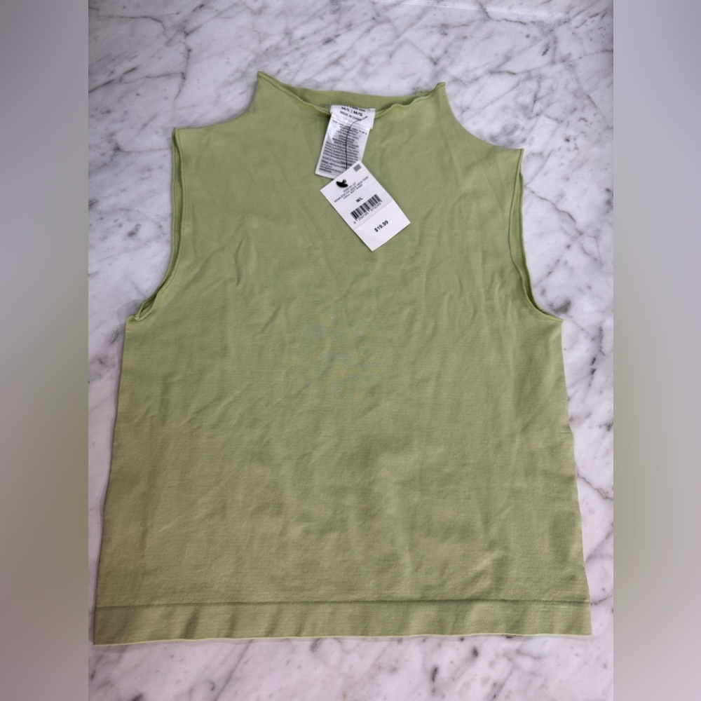 Cotton-On Green High Neck Tank